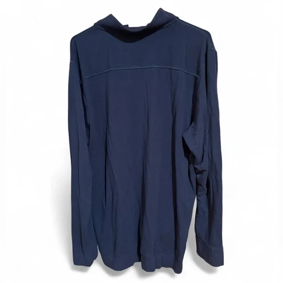 Travis Matthew Men's Blue Pullover 1/4 Zip Jacket - Picture 4 of 6